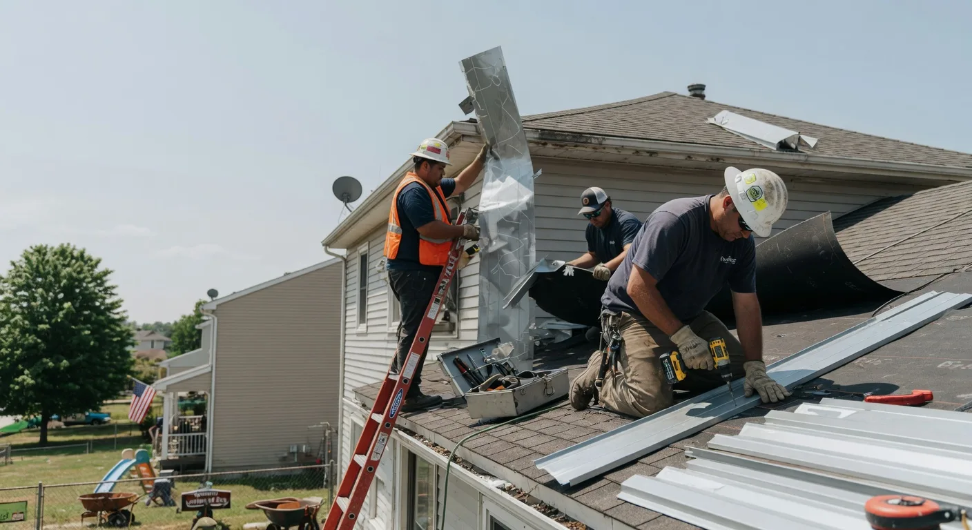 Storm Damage Metal Roof Repair in Searsmont, ME